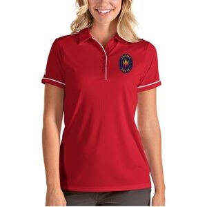 Antigua Chicago Fire FC Women’s Salute Polo Red MLS Soccer Shirt Large NWT CFFC